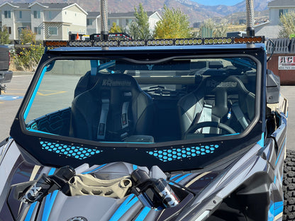 Moto Armor VOODOO X3 Full Glass Windshield - Glass Front Windshield