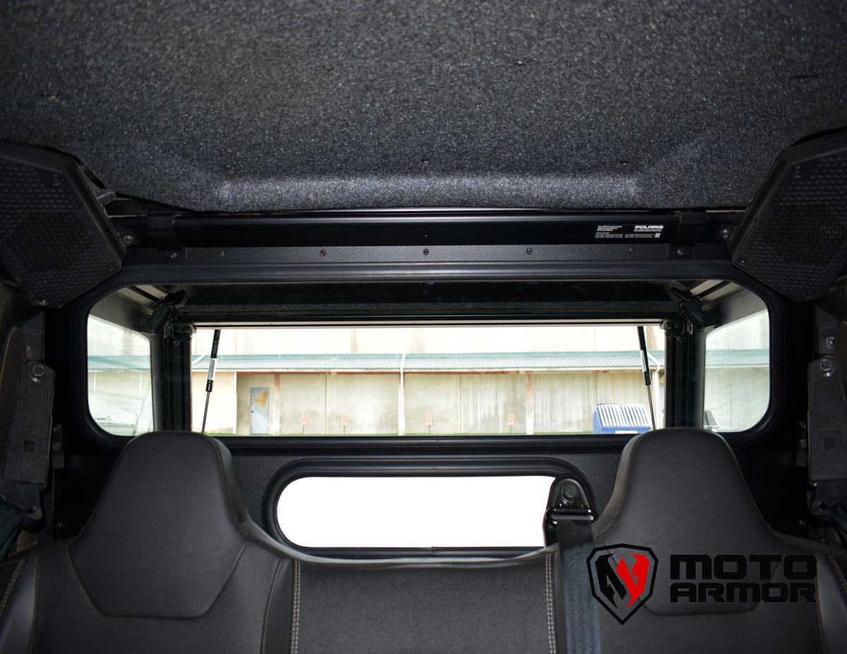 Moto Armor Xpedition Mid Glass Window Panel - Glass Rear Windshield