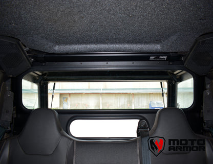 Moto Armor Xpedition Mid Glass Window Panel - Glass Rear Windshield