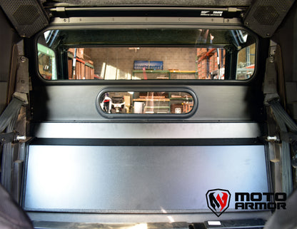 Moto Armor Xpedition Mid Glass Window Panel - Glass Rear Windshield
