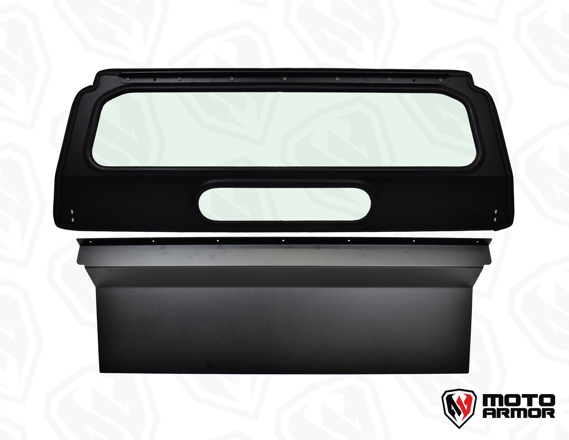 Moto Armor Xpedition Mid Glass Window Panel - Glass Rear Windshield