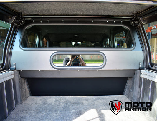 Moto Armor Xpedition Mid Glass Window Panel - Glass Rear Windshield