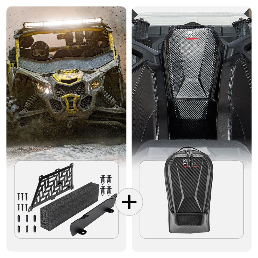 Noise Reduction Kit & Center Storage Bag For Can-Am Maverick X3/MAX