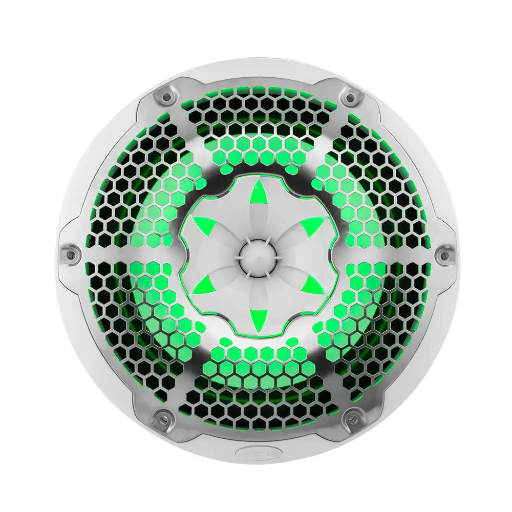 NXL 10’’ 2-Way Coaxial Marine Speaker With LED RGB Lights 200 Watts Rms 4-Ohm -White