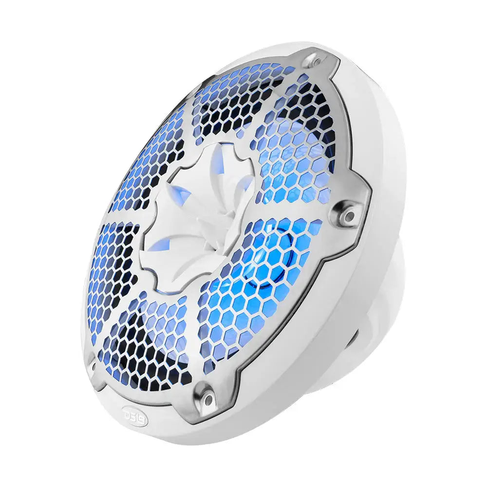 NXL 10’’ 2-Way Coaxial Marine Speaker With LED RGB Lights 200 Watts Rms 4-Ohm -White