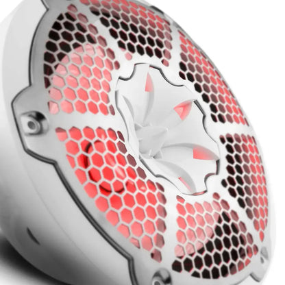 NXL 10’’ 2-Way Coaxial Marine Speaker With LED RGB Lights 200 Watts Rms 4-Ohm -White