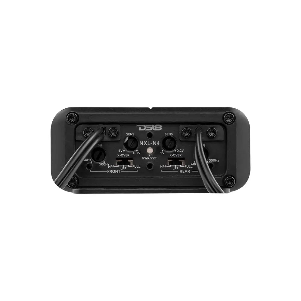 NXL 4-Channel Full-Range Class D IP67 Marine and Powersports NANO Amplifier 4 x 100 Watts Rms @ 4-Ohm 1800 Watts Peak