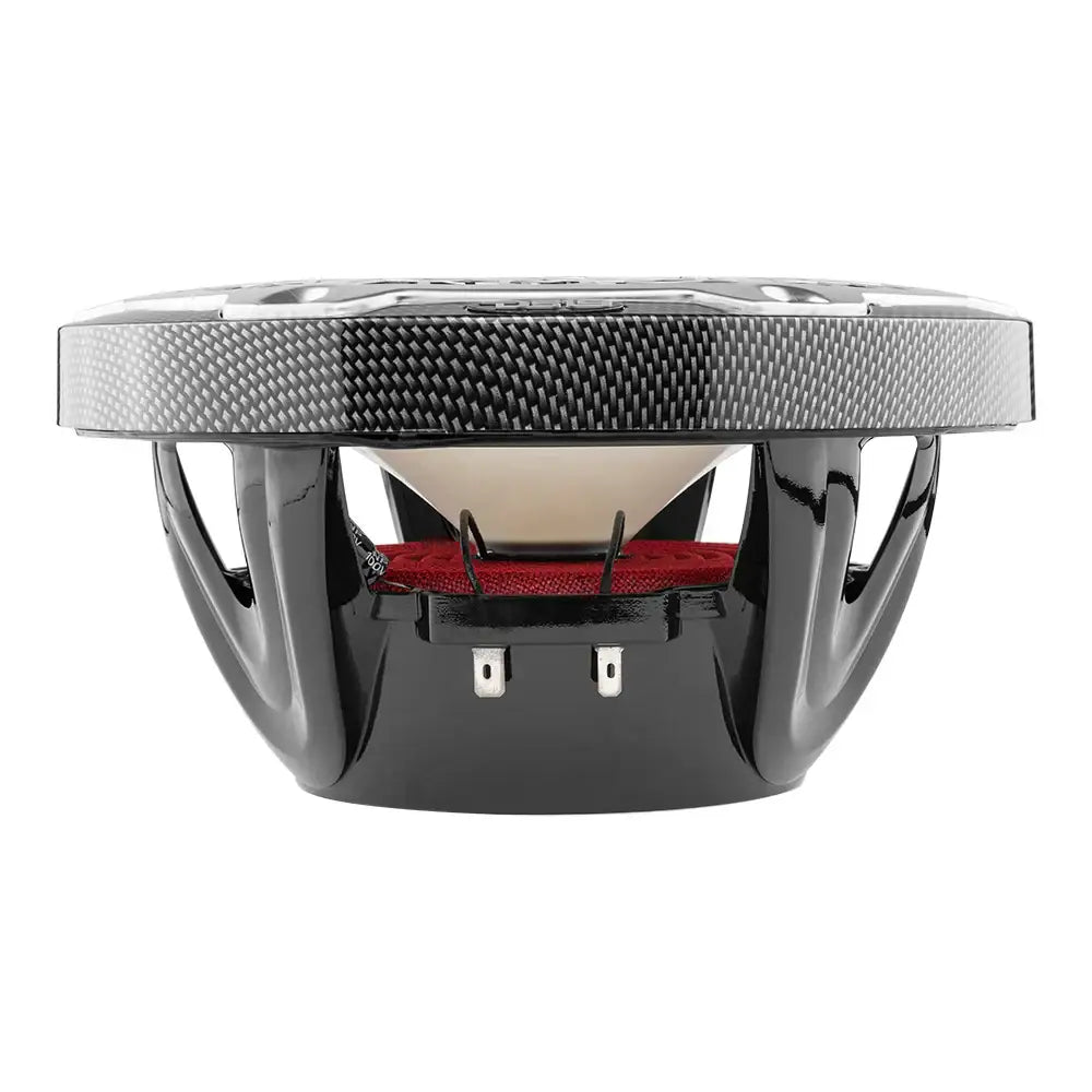 NXL 8’’ 2-Way Coaxial Marine Speaker With LED RGB Lights 125 Watts Rms 4-Ohm - Black Carbon Fiber