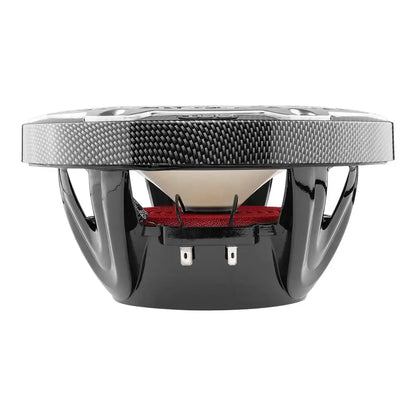 NXL 8’’ 2-Way Coaxial Marine Speaker With LED RGB Lights 125 Watts Rms 4-Ohm - Black Carbon Fiber