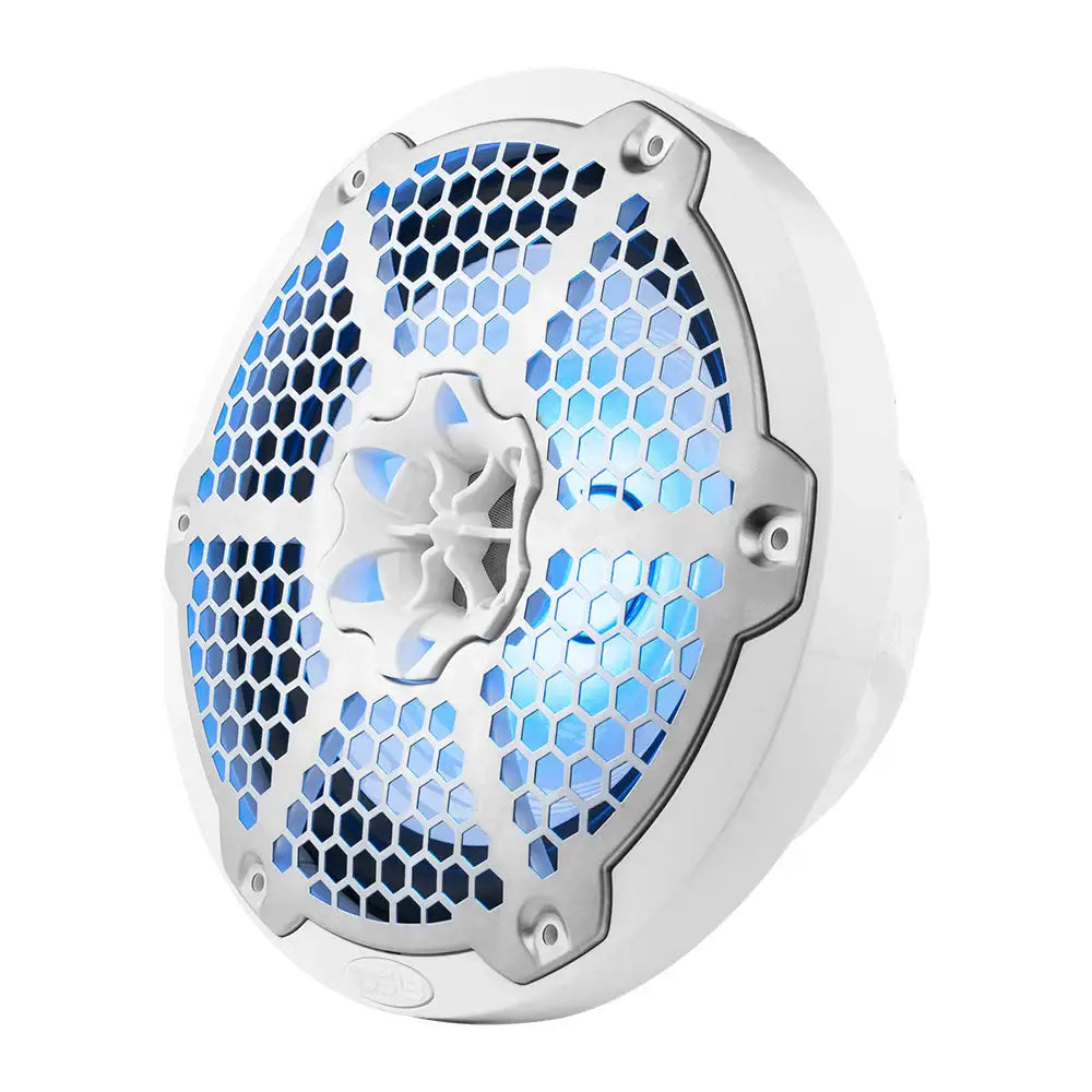NXL 8’’ 2-Way Coaxial Marine Speaker With LED RGB Lights 125 Watts Rms 4-Ohm -White