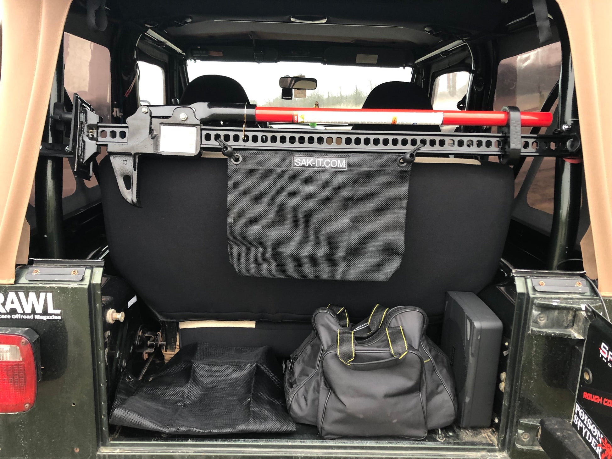Off-Road Gear SAK - Storage Options