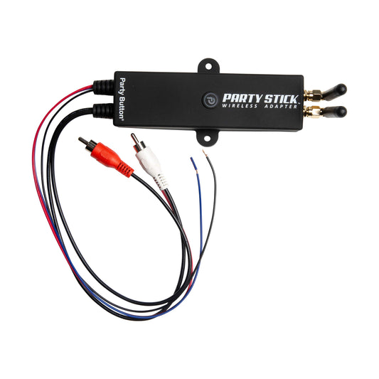 Party Stick Wireless Adapter - Music Sharing adapter for Amplified Subwoofers Amplified Speaker Systems and Aftermarket