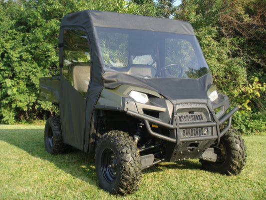 Polaris Full-Size Ranger 2-Seater 500/700/800 - Full Cab Enclosure with Vinyl Windshield - Full Cab Enclosure