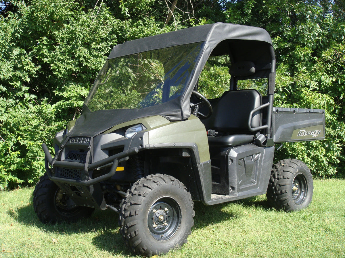 Polaris Full-Size Ranger 2-Seater 500/700/800 - Vinyl Windshield/Top/Rear Combo - Windshield/Roof/Back Panel