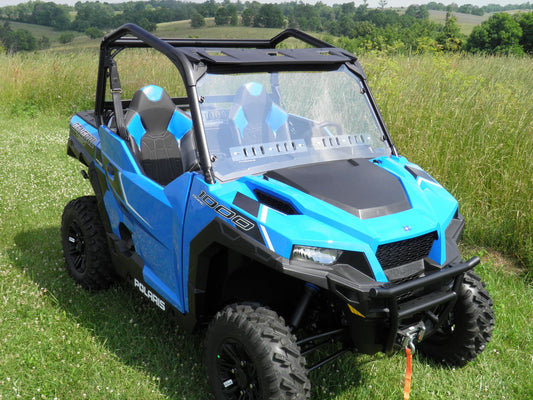 Polaris General - 1 Pc Windshield w/Vent Option - Windshields