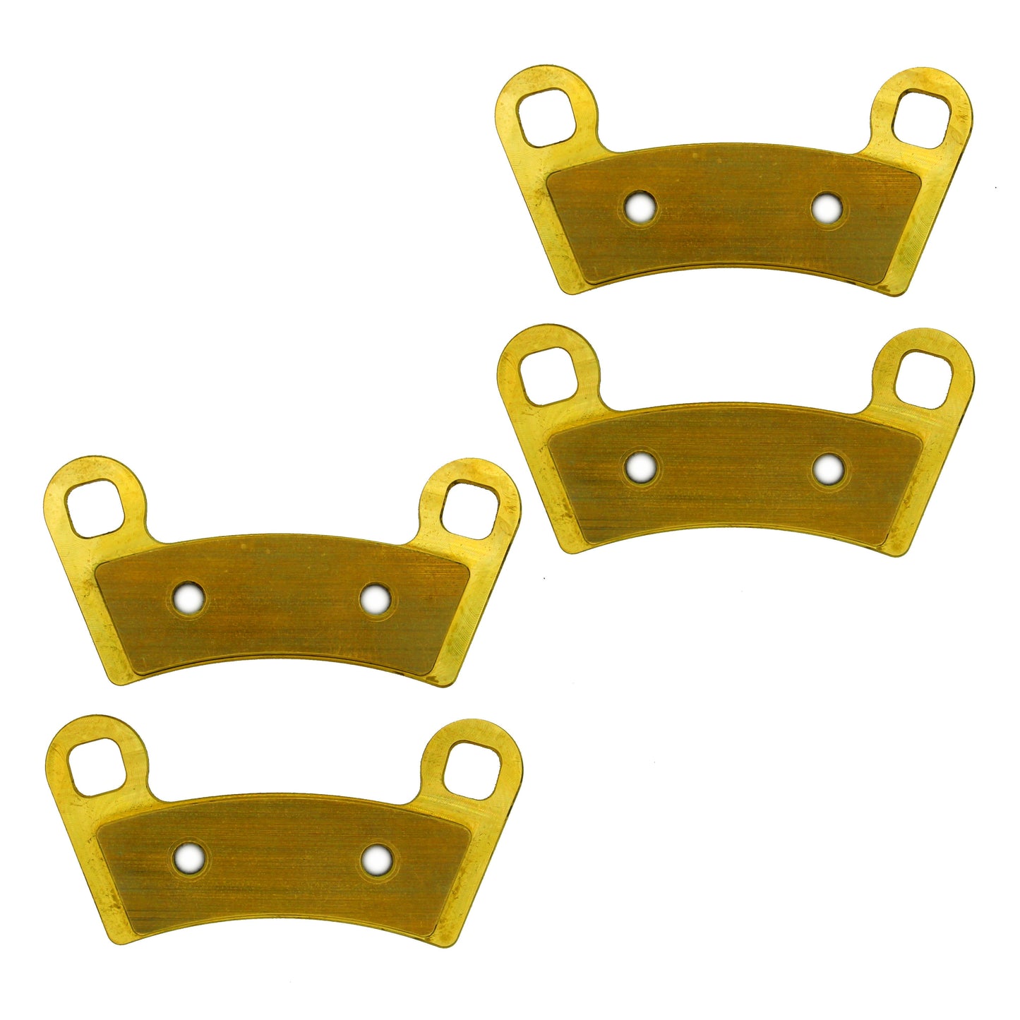 Polaris General 1000/4 1000/XP 1000 2016-2026 Brass Brake Pad Set - Single Axle Set (Rear) - Vehicle Parts & Accessories