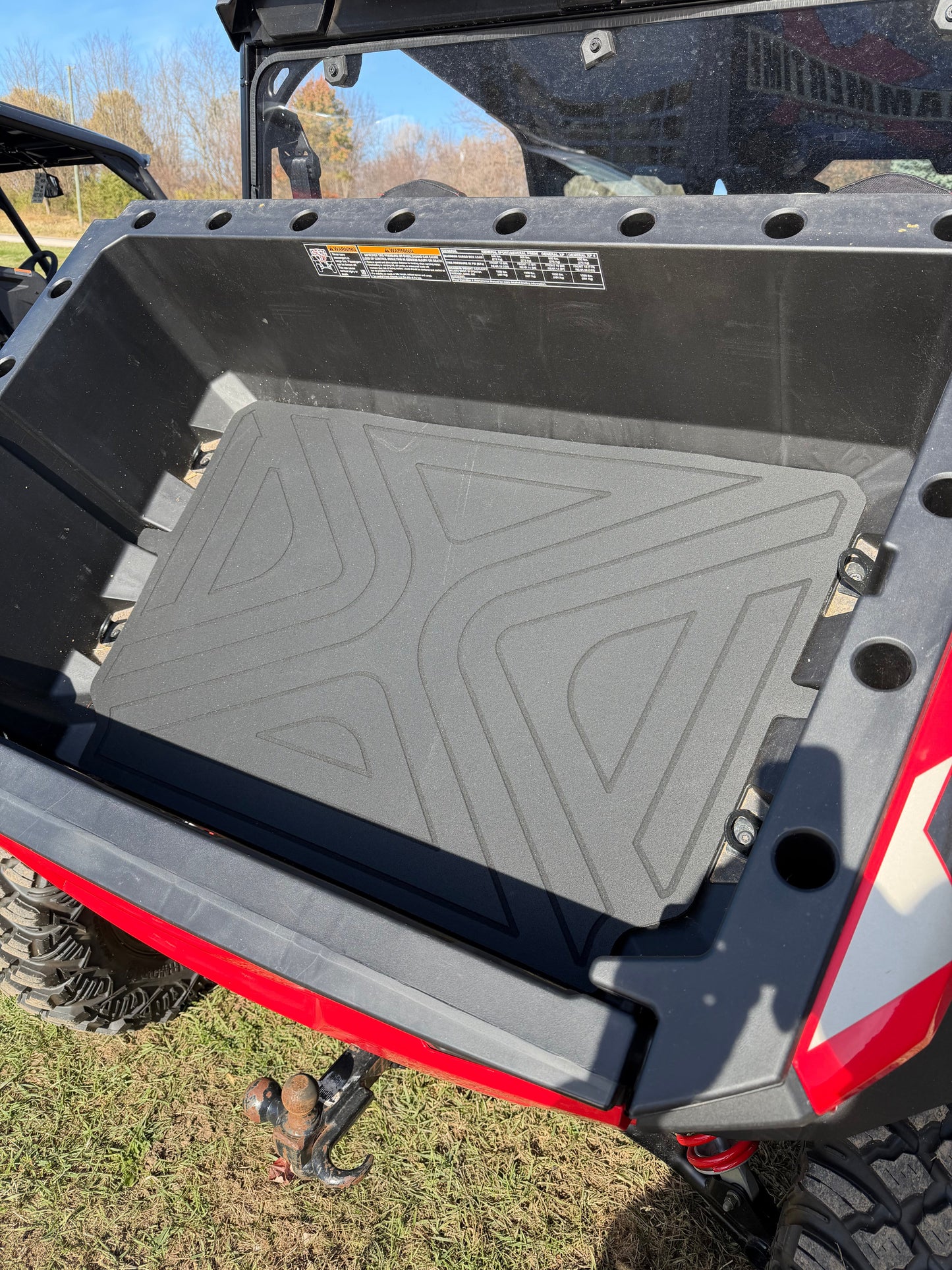 Polaris General 1000 HD 9mm Rubber Mats (2019 - current) - Bed Mat / XTREAM WAVE Design (Most Popular) - Floor Mat