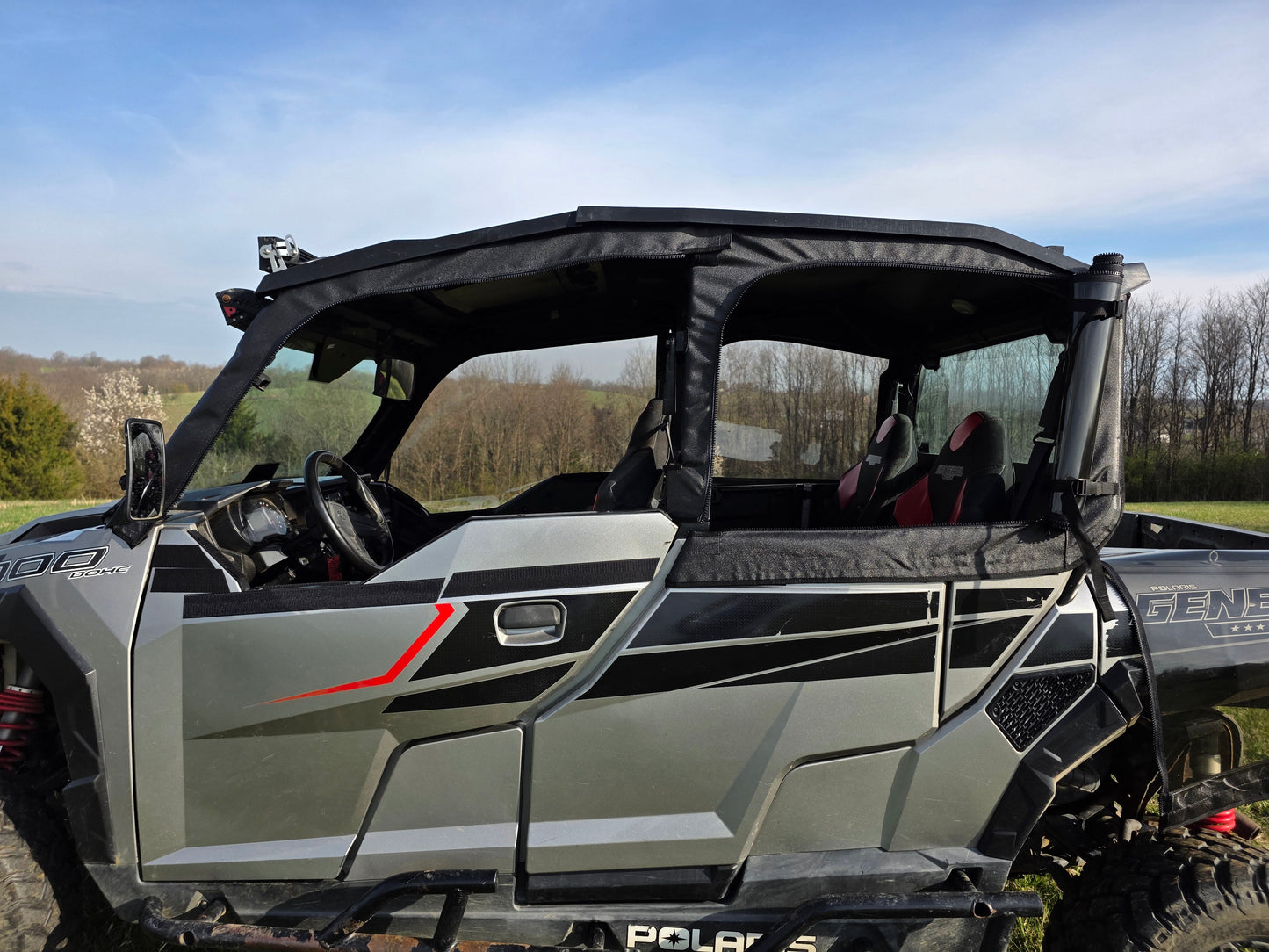 Polaris General Crew - Full Cab Enclosure for Hard Windshield - Full Cab Enclosure