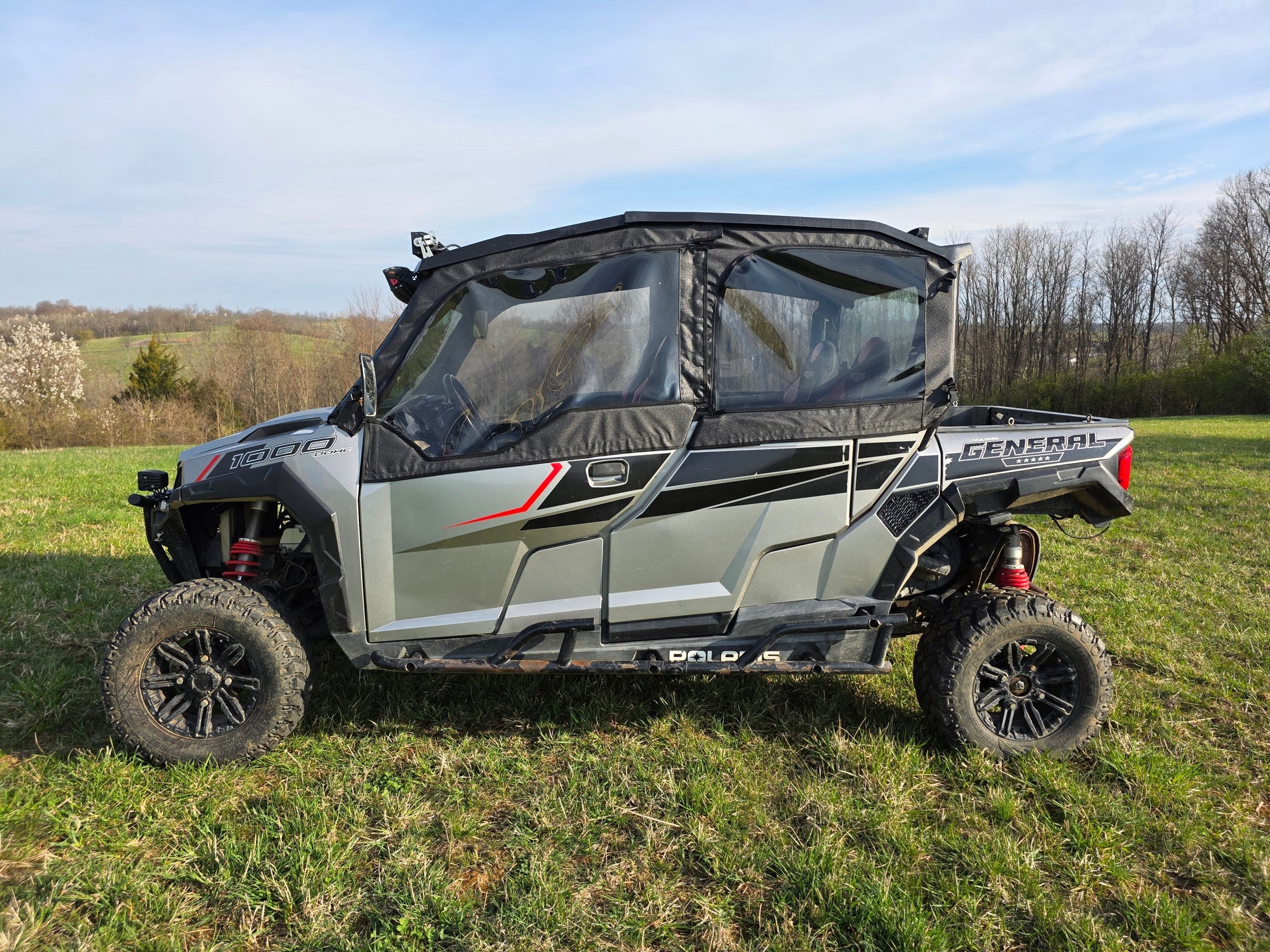 Polaris General Crew - Full Cab Enclosure for Hard Windshield - Full Cab Enclosure