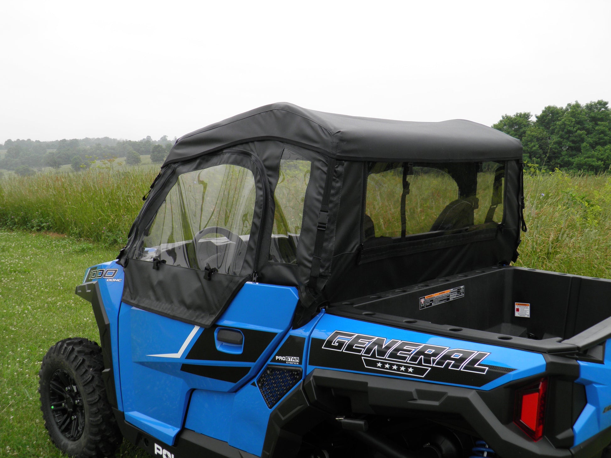 Polaris General - Full Cab Enclosure for Hard Windshield - Full Cab Enclosure