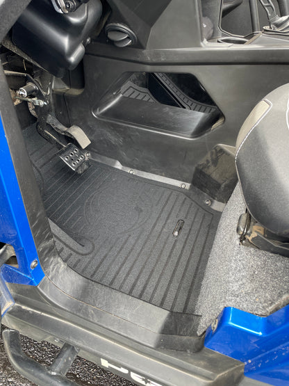 Polaris General Rubber Floor Mats - UTV Rubber floor mats