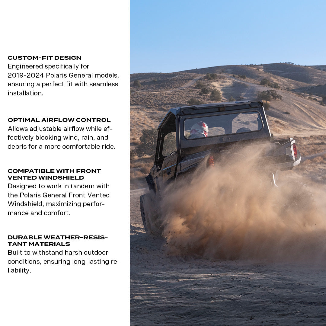 Polaris General Tinted Rear Windshield - Rear Windshield