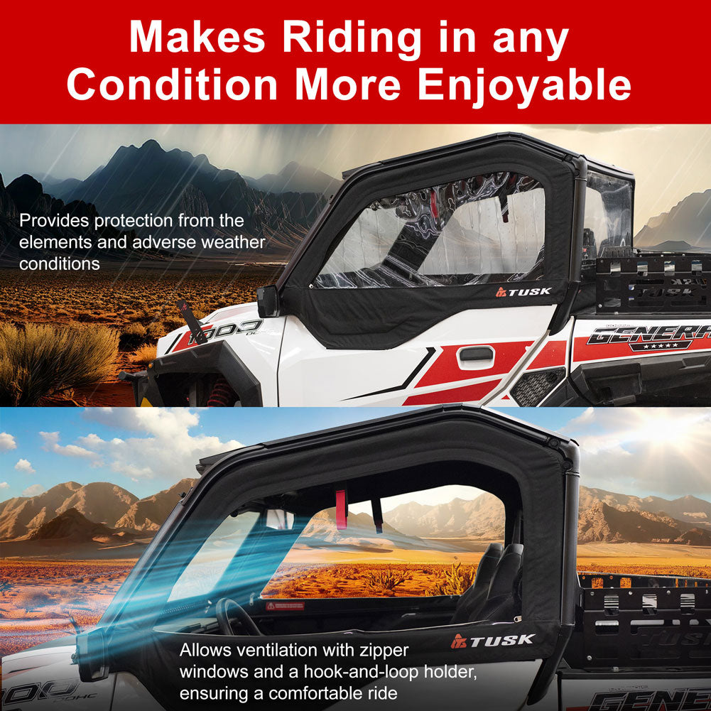 Polaris General Tusk Soft Upper Doors