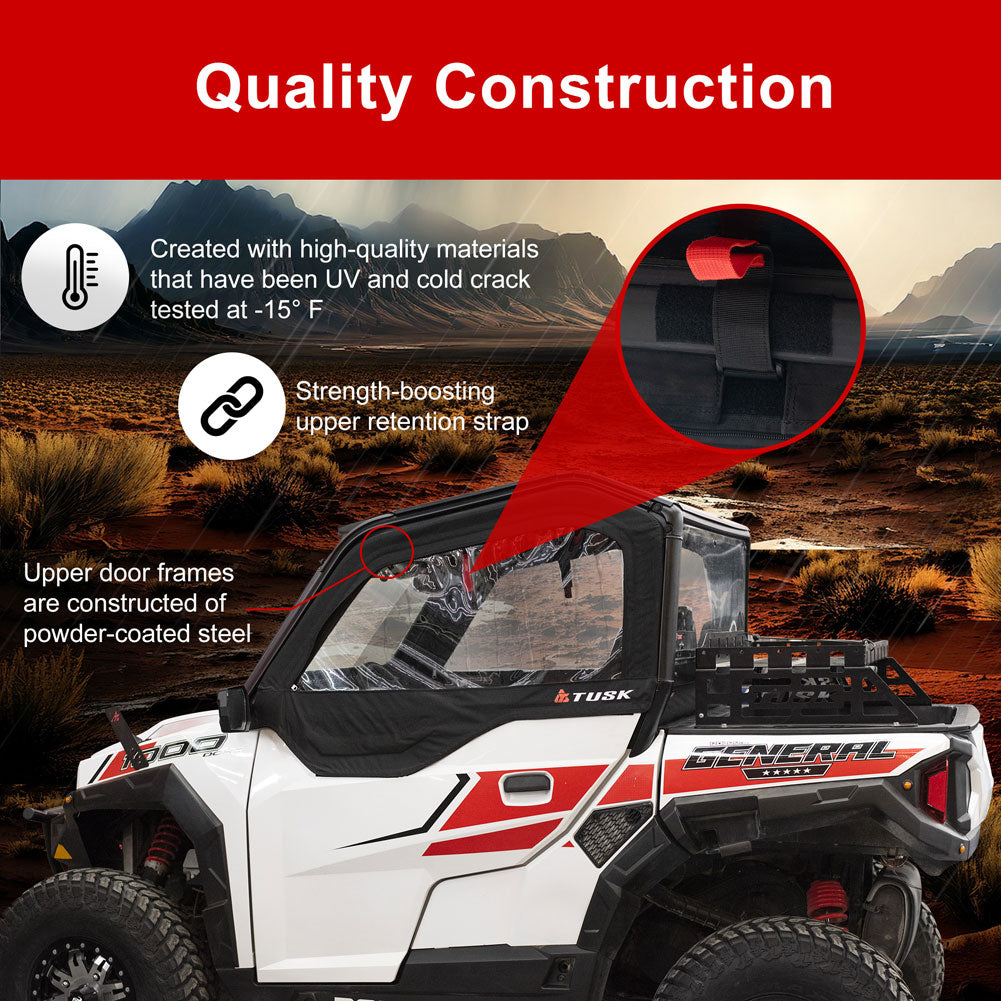 Polaris General Tusk Soft Upper Doors