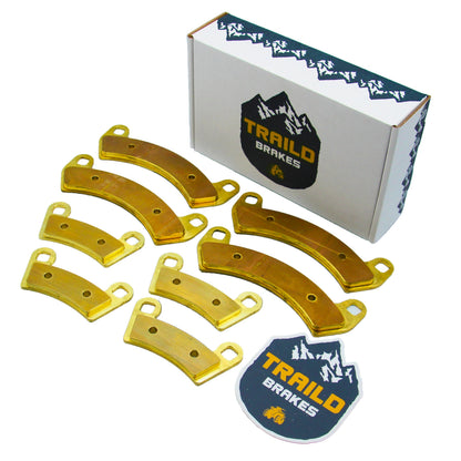 Polaris General XP 4 1000 2020-2026 Brass Brake Pad Set - Complete Vehicle Set - Vehicle Parts & Accessories