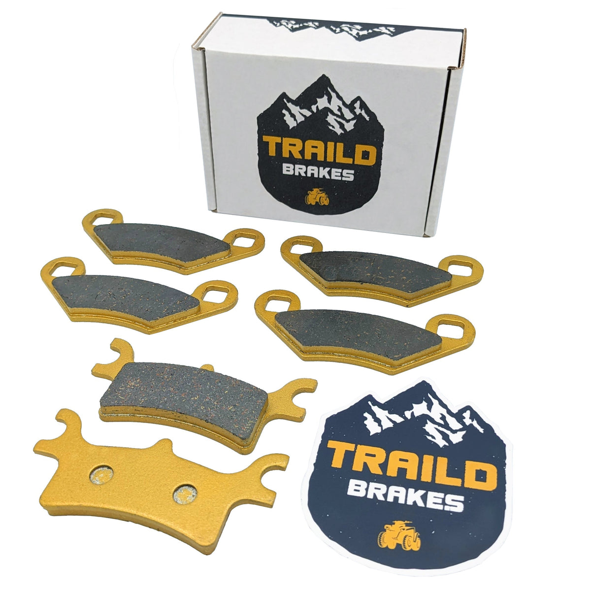 Polaris Magnum 2002-2006 Ceramic Brake Pad Set - Vehicle Parts & Accessories