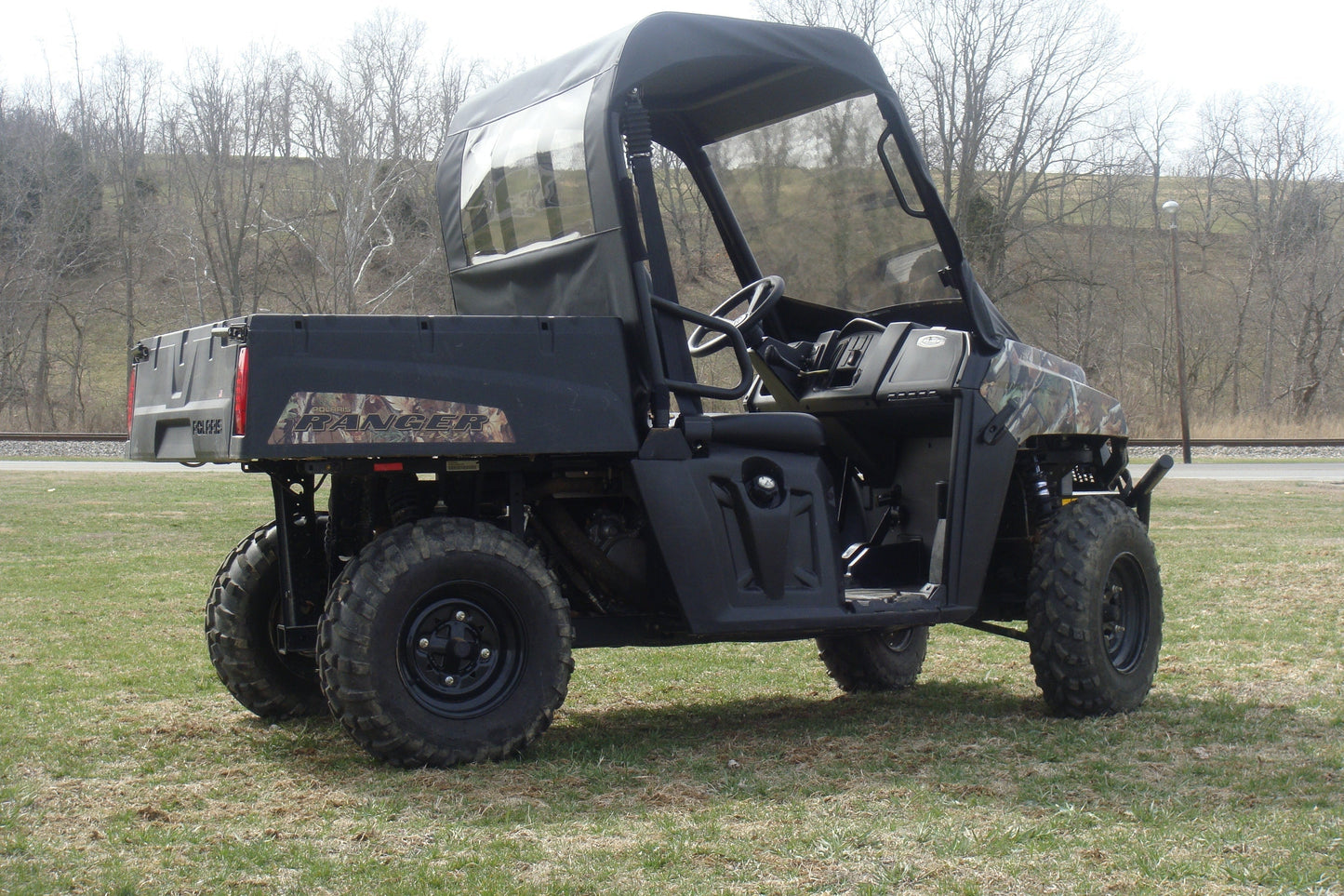 Polaris Mid-Size Ranger 2-Passenger (2009-2014) - Vinyl Windshield/Top/Rear Combo - Windshield/Roof/Back Panel