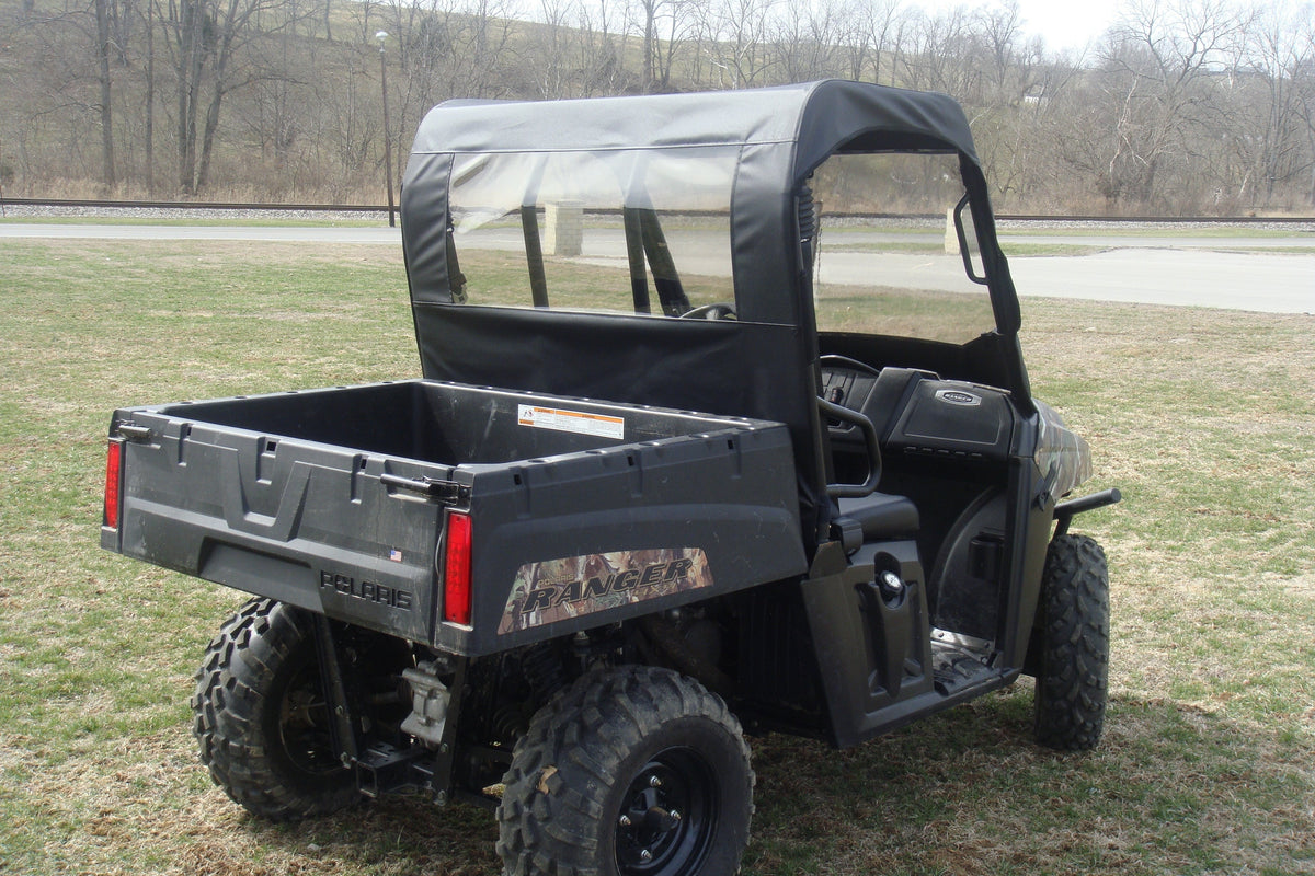 Polaris Mid-Size Ranger 2-Passenger (2009-2014) - Vinyl Windshield/Top/Rear Combo - Windshield/Roof/Back Panel