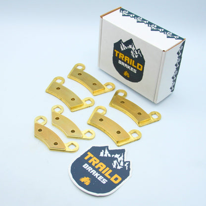 Polaris Outlaw 450/525 2008-2011 Brass Brake Pad Set - Complete Vehicle Set - Vehicle Parts & Accessories