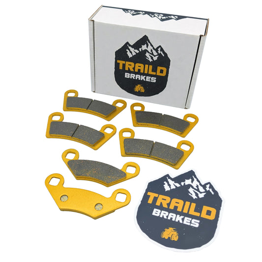 Polaris Outlaw 450/525 2008-2011 Ceramic Brake Pad Set - Vehicle Parts & Accessories