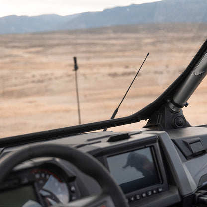 Polaris Pro R Front Windshield - Glass Front Windshield