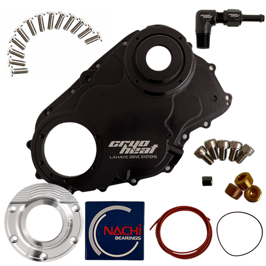 Polaris Pro R PTL Cover Torque Plate - Anodized Black - Transmission