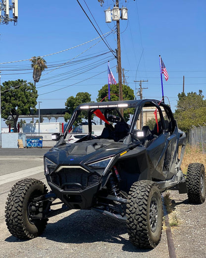 Polaris Pro R RZR 30’’ Roof Mounts For Light Bar or MPM Mount - rzr roof mount