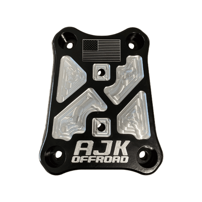 Polaris Pro R / Turbo R / Pro S Billet Radius Rod Plate / Pull Plate - No / Black - Towing