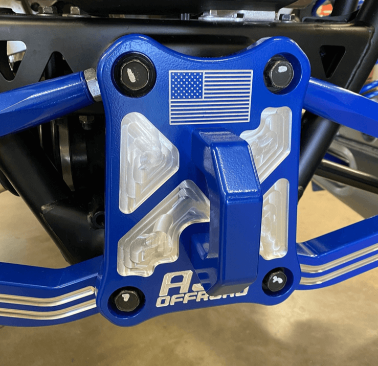 Polaris Pro R / Turbo R / Pro S Billet Radius Rod Plate / Pull Plate - Towing
