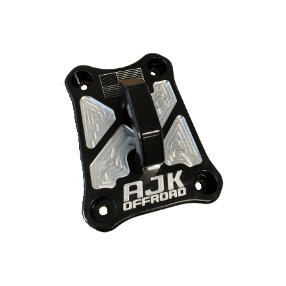 Polaris Pro R / Turbo R / Pro S Billet Radius Rod Plate / Pull Plate - Yes / Black - Towing