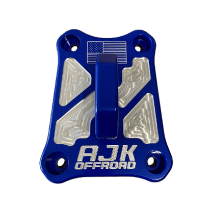 Polaris Pro R / Turbo R / Pro S Billet Radius Rod Plate / Pull Plate - Yes / Blue - Towing