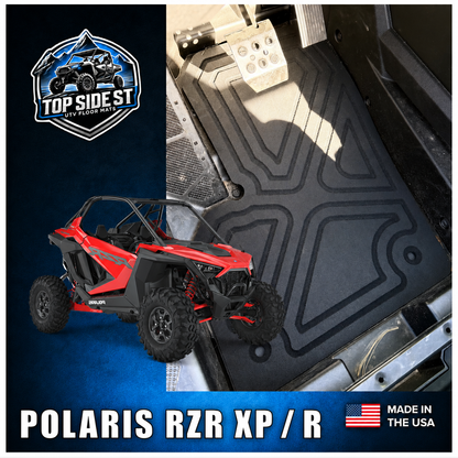 Polaris Pro XP / Pro R HD 9mm Rubber Mats (2019 - current) - Floor Mat