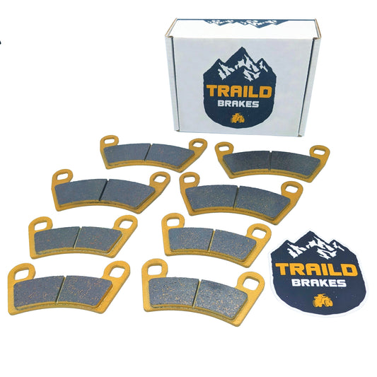 Polaris Ranger 1000/XP 1000/Crew 1000/Crew XP 1000/Crew SP 570/Kinetic 2018-2026 Ceramic Brake Pad Set - Vehicle Parts