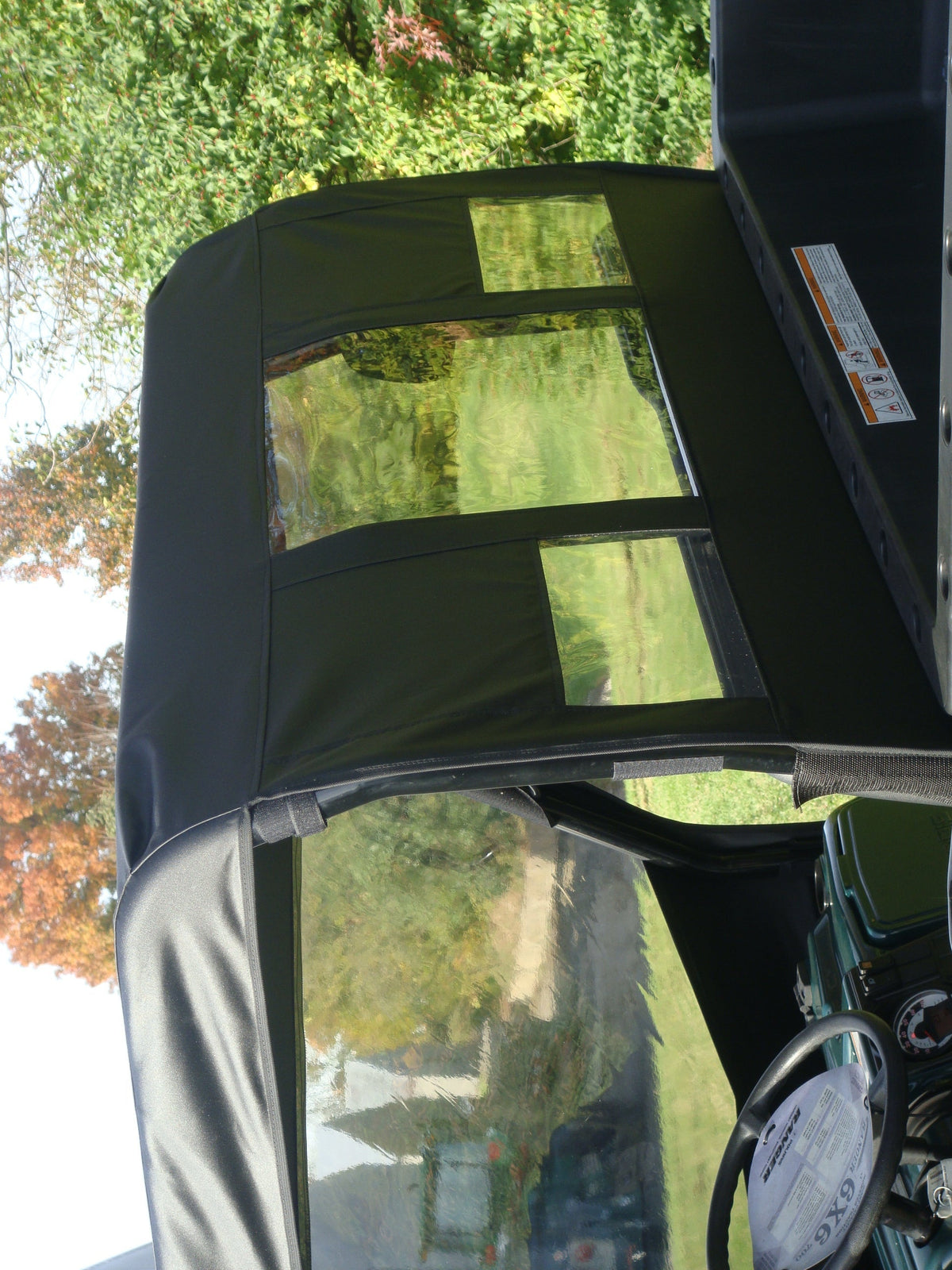 Polaris Ranger 2-Passenger 500/700 (2002-2008) - Vinyl Windshield/Top/Rear Combo - Windshield/Roof/Back Panel