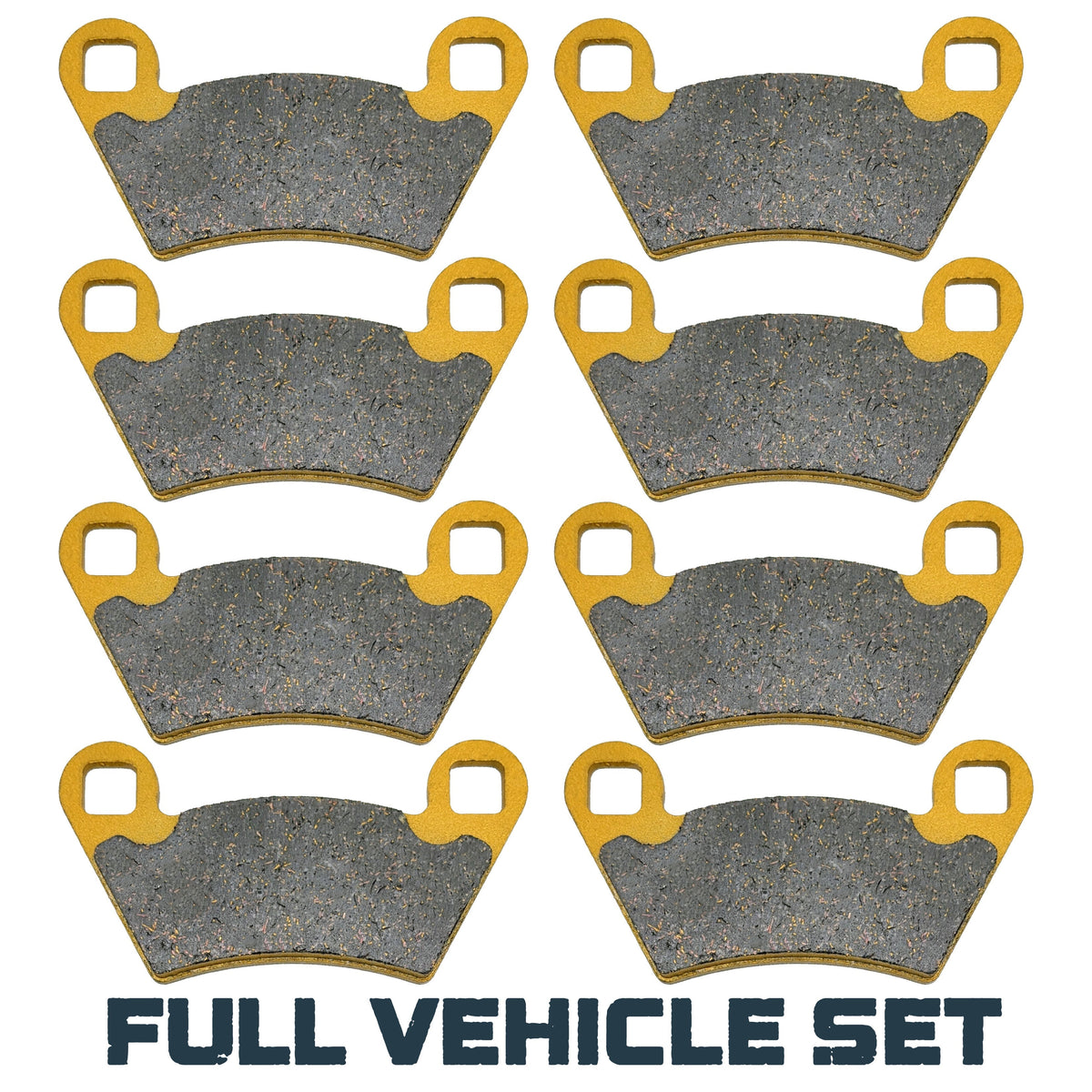 Polaris Ranger 400/500/570/650/700/800 Mid-Size 2004-2022 Ceramic Brake Pad Set - Vehicle Parts & Accessories