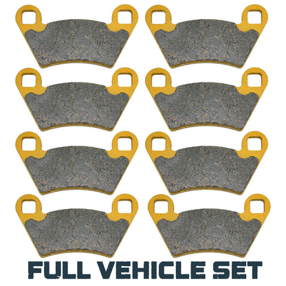 Polaris Ranger 400/500/570/650/700/800 Mid-Size 2004-2022 Ceramic Brake Pad Set - Vehicle Parts & Accessories