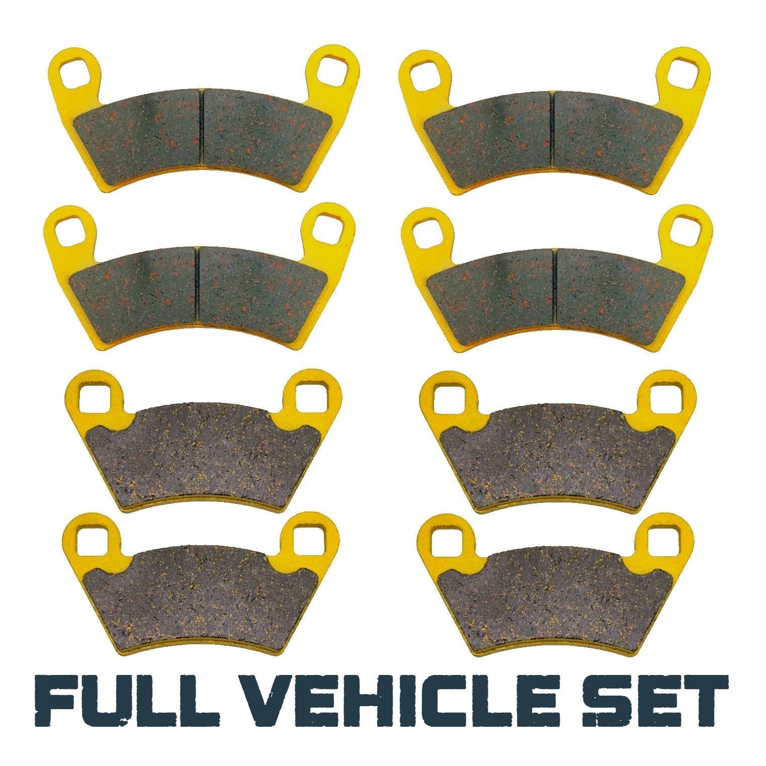 Polaris Ranger 500/570/700/XP 800/XP 900/XP 1000/Brutus/Diesel/EV 2008-2025 Ceramic Brake Pad Set - Vehicle Parts &