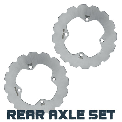 Polaris Ranger 500/700/800/900/1000 2009-2026 Ridge Rider Disc Brake Rotor Kit - Axle Set (Rear) - Brake Rotors