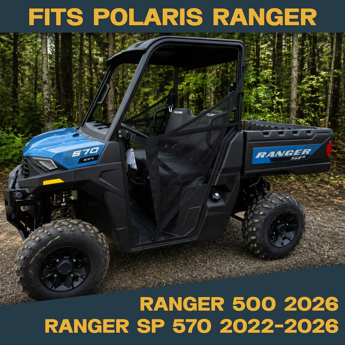Polaris Ranger 500/SP 570 2022-2026 Ridge Rider Rotor and Pad Kit - Pad & Rotor Kit