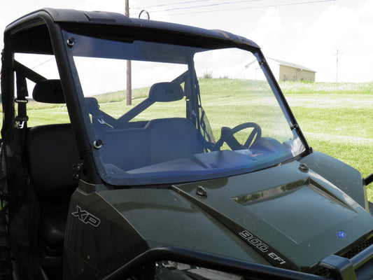 Polaris Ranger 900/1000 - 1 Pc Windshield with Vent Clamp and Hard Coat Options - Windshields